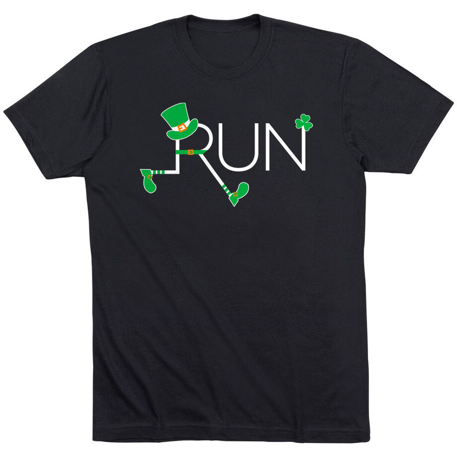 Running Short Sleeve T-Shirt - Let's Run Lucky
