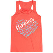 Flowy Racerback Tank Top - Live Love Run Heart