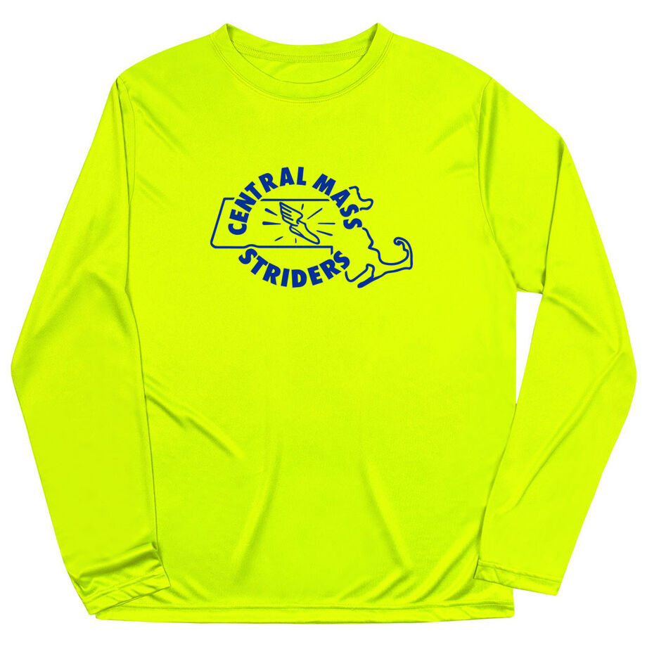 Men's Running Long Sleeve Performance Tee - Central Mass Striders