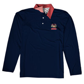 Runner's Long Sleeve Polo - Custom