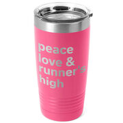 Running 20oz. Double Insulated Tumbler - Peace Love & Runner's High