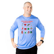 Men's Running Long Sleeve Performance Tee - The 12 Miles of Christmas