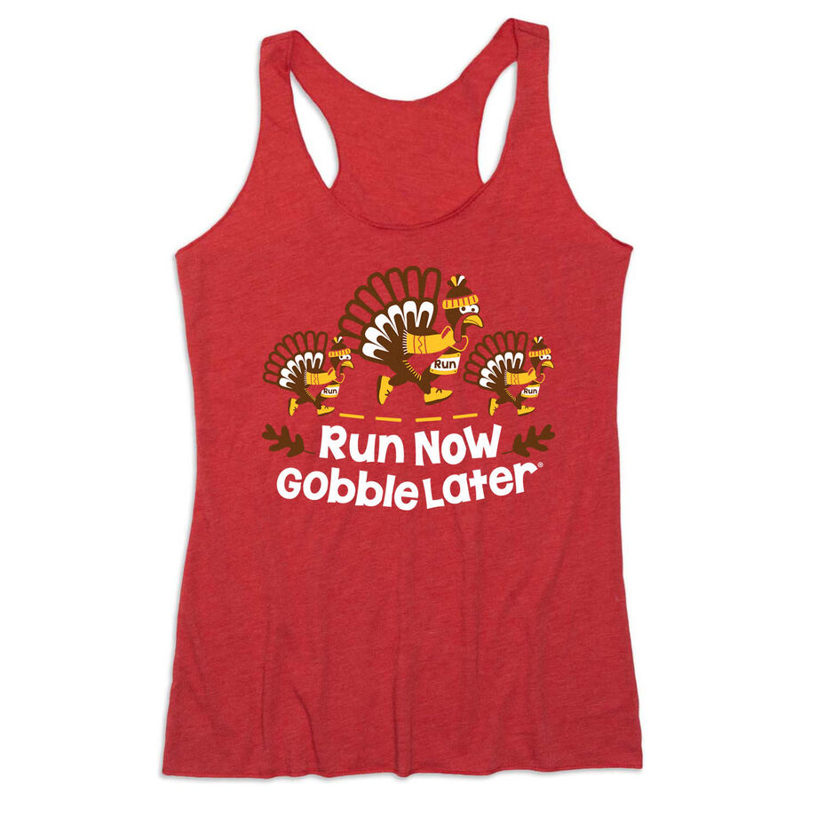 Women's Everyday Tank Top - Run Now Gobble Later Turkey Trot