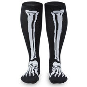 Yakety Yak Knee High Socks - Skeleton