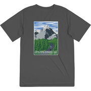 Men's Running Short Sleeve Performance Tee - Into the Forest