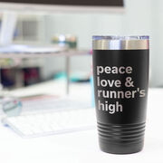 Running 20oz. Double Insulated Tumbler - Peace Love & Runner's High