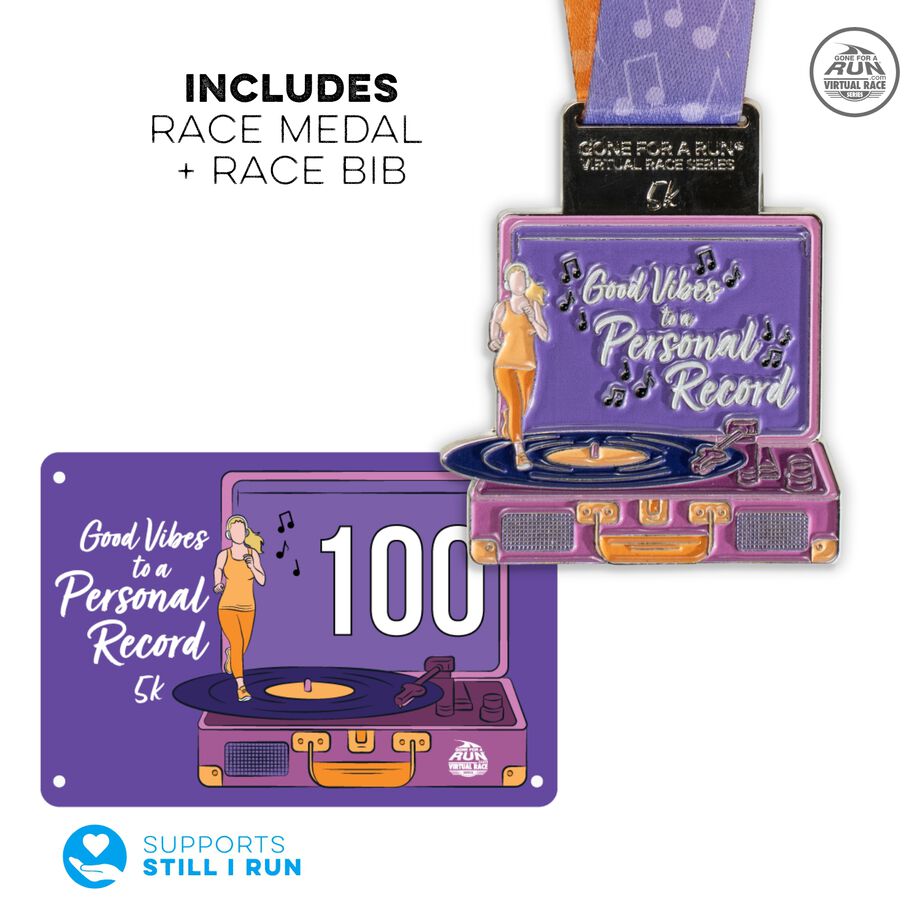 Virtual Race - Good Vibes to a Personal Record