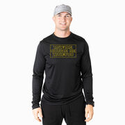 Men's Running Long Sleeve Performance Tee - May the Course Be with You