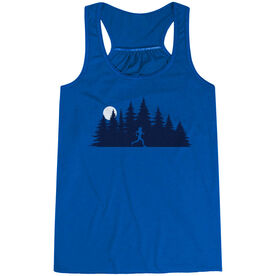 Flowy Racerback Tank Top - Moonlit Run