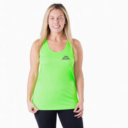 Women's Racerback Performance Tank Top - Gone For a Run® Logo - Mini