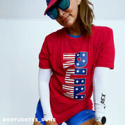 Running Short Sleeve T-Shirt - Patriotic Run