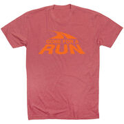 Running Short Sleeve T-Shirt - Gone For a Run&reg; Logo (Orange) 