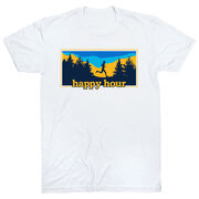 Running Short Sleeve T-Shirt - Happy Hour Runner