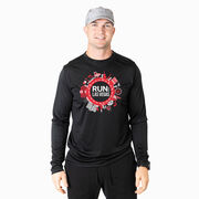 Men's Running Long Sleeve Performance Tee - Run for Las Vegas
