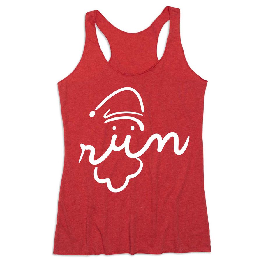 Women's Everyday Tank Top - Santa Run Face