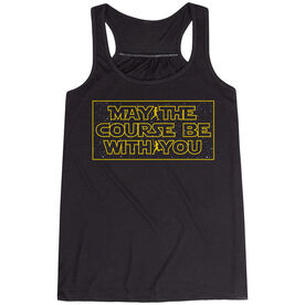 Flowy Racerback Tank Top - May the Course Be with You