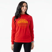 Running Raglan Crew Neck Pullover - Running is My Sunshine