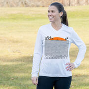 Women's Long Sleeve Tech Tee - Chasing Sunsets