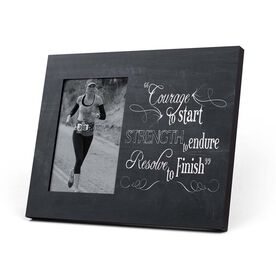 Running Photo Frame - Chalkboard Courage To Start