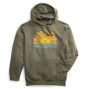 Statement Fleece Hoodie - Here Comes The Sun