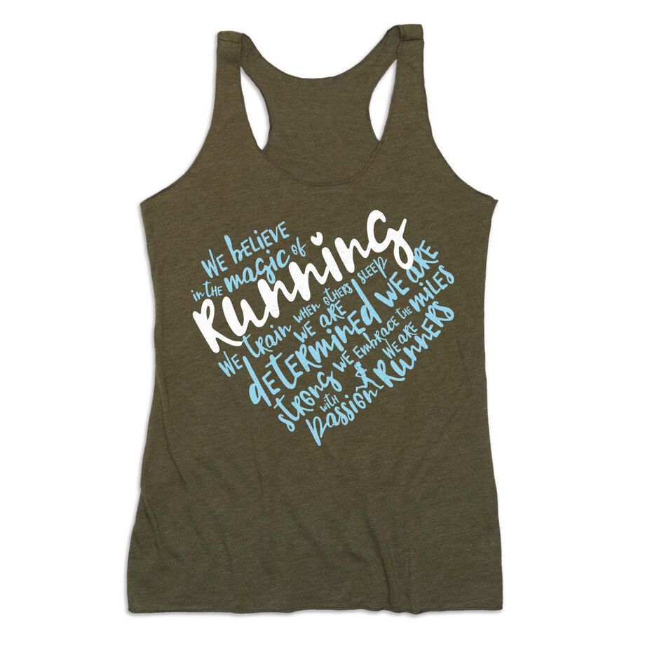 Women's Everyday Tank Top - Live Love Run Heart