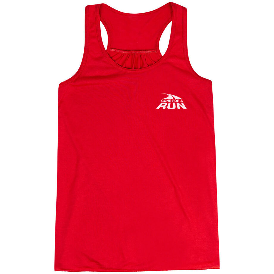 Flowy Racerback Tank Top - Gone For a Run® Logo - Mini