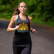 Women's Racerback Performance Tank Top - Here Comes The Sun