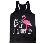 Women's Racerback Performance Tank Top - Flock It Just Run