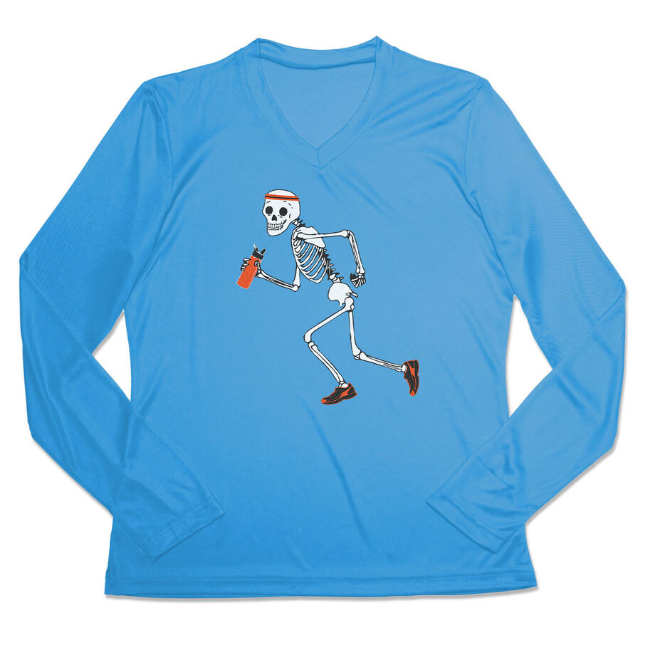 Women's Long Sleeve Tech Tee - Never Stop Running