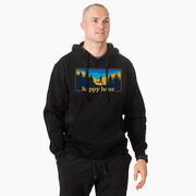 Statement Fleece Hoodie - Happy Hour Runner