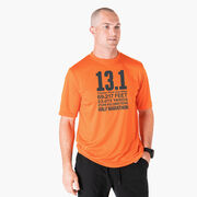 Men's Running Short Sleeve Performance Tee - 13.1 Math Miles