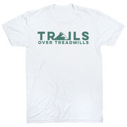 Running Short Sleeve T-Shirt - Trails Over Treadmills