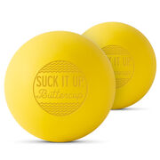 Lacrosse Massage Recovery Balls - Suck It Up Buttercup (Set of 2)