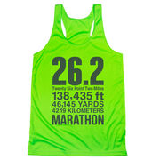 Women's Racerback Performance Tank Top - 26.2 Math Miles