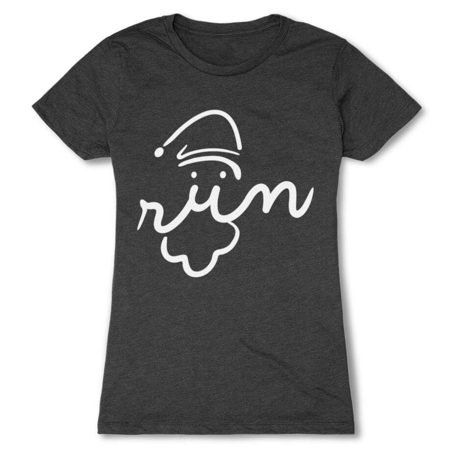 Women's Everyday Runners Tee - Santa Run Face