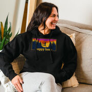 Statement Fleece Hoodie -  Happy Hour