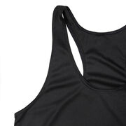 Women's Racerback Performance Tank Top - Will Run For Beer