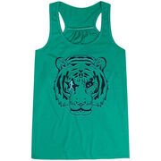 Flowy Racerback Tank Top - Eye Of The Tiger