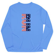 Men's Running Long Sleeve Tech Tee - Patriotic Run