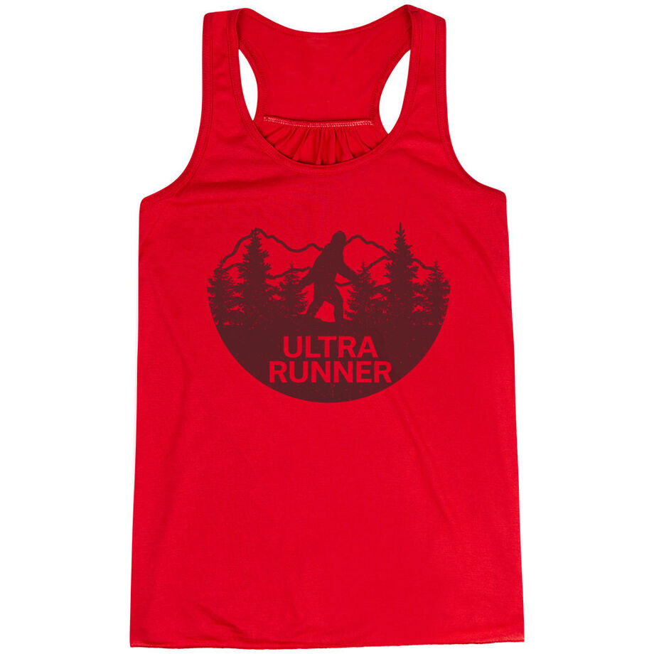 Flowy Racerback Tank Top - Ultra Runner Bigfoot