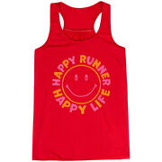 Flowy Racerback Tank Top - Happy Runner Happy Life