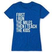 Women's Everyday Runners Tee - Then I Teach The Kids