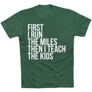 Running Short Sleeve T-Shirt - Then I Teach The Kids