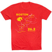 Running Short Sleeve T-Shirt - Boston Route