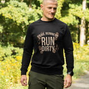 Running Raglan Crew Neck Pullover - Run Dirty