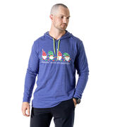 Running Lightweight Hoodie - Runnin' With My Gnomies - Christmas