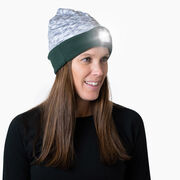 Running LED Lighted Performance Beanie - Forest