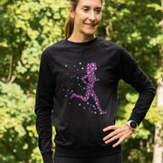 Running Raglan Crew Neck Pullover - Summer Runner Girl