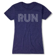 Women's Everyday Runners Tee - Run Lines