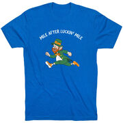 Running Short Sleeve T-Shirt - Mile After Luckin Mile